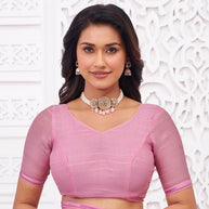 pink saree