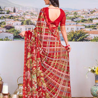 Buy red saree online