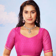 Multicolor striped printed chiffon saree daily wear 