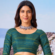 blue saree