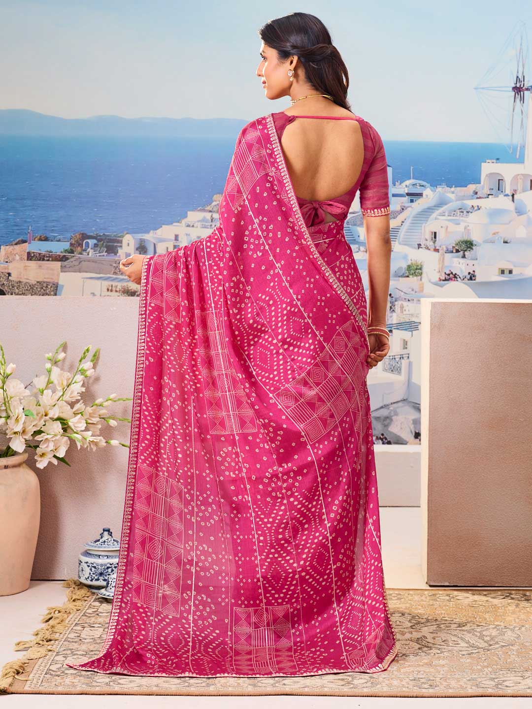 Buy pink saree online