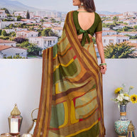 Buy brown saree online