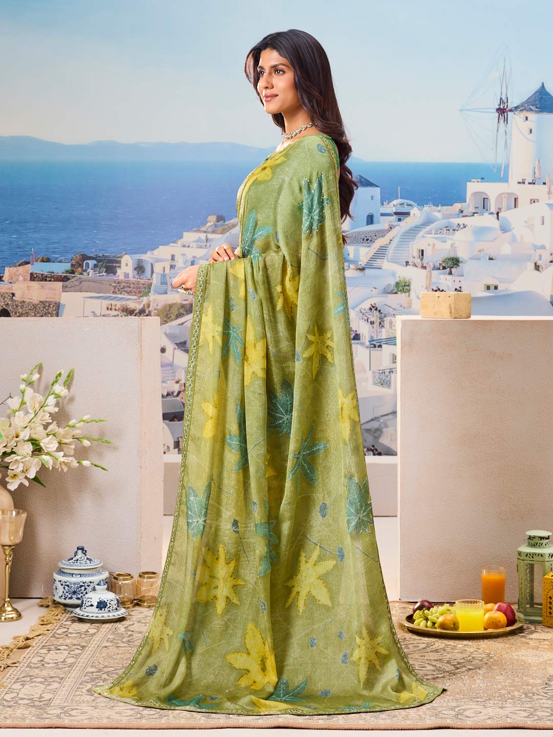 Lightweight festive saree