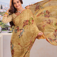 Stylish daily wear saree