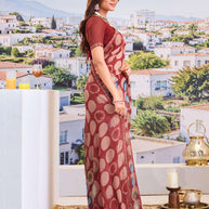Lightweight festive saree