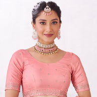 pink saree