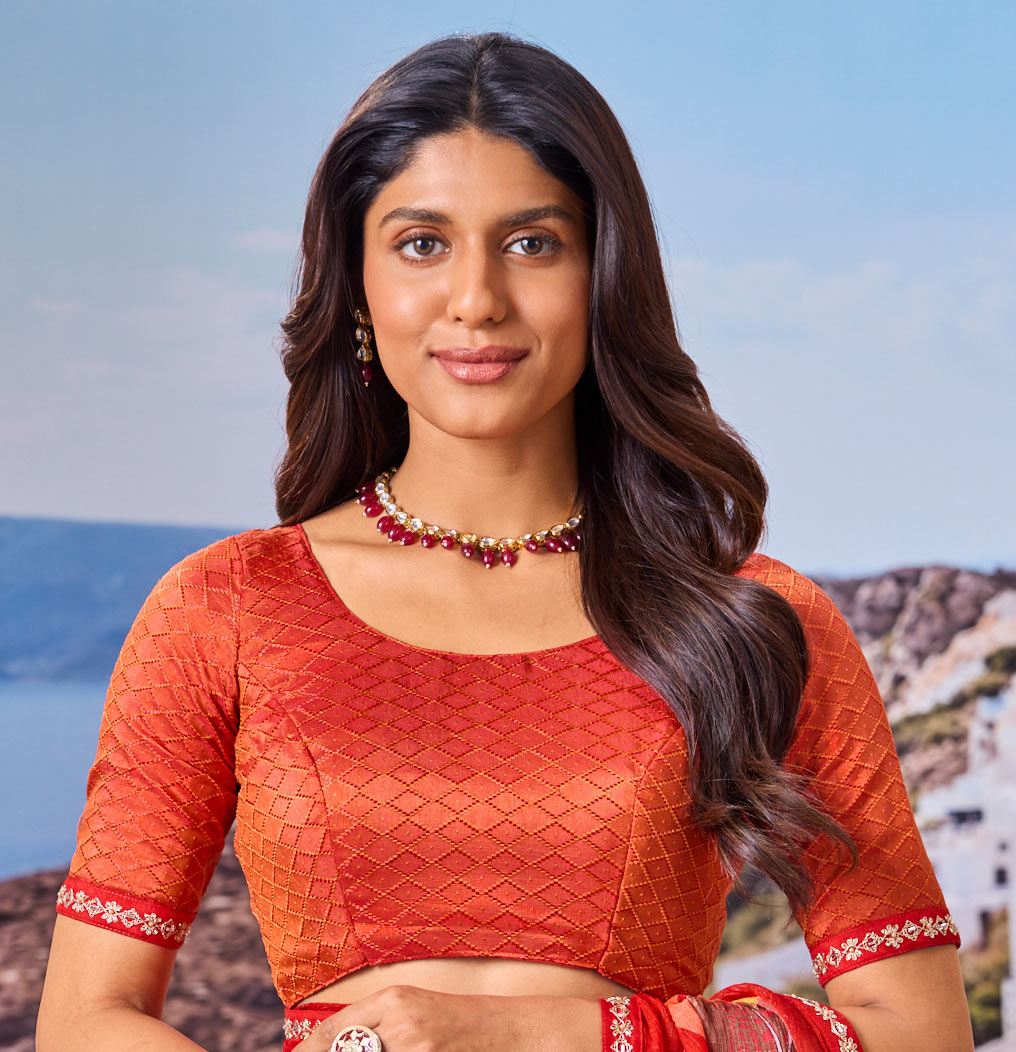 red saree