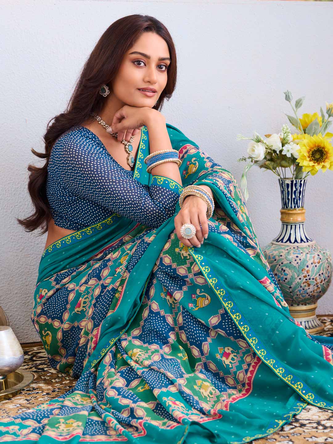 Lightweight casual saree