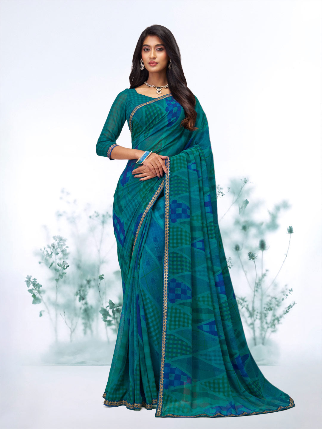 Designer Printed Sarees