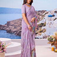 Lightweight printed saree