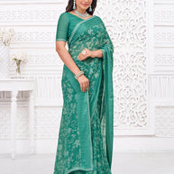 lightweight summer saree outfit