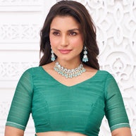 green saree
