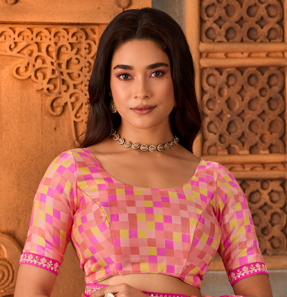 floral saree