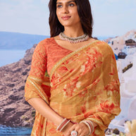 Lightweight floral saree