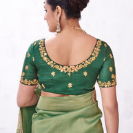 embroidered saree