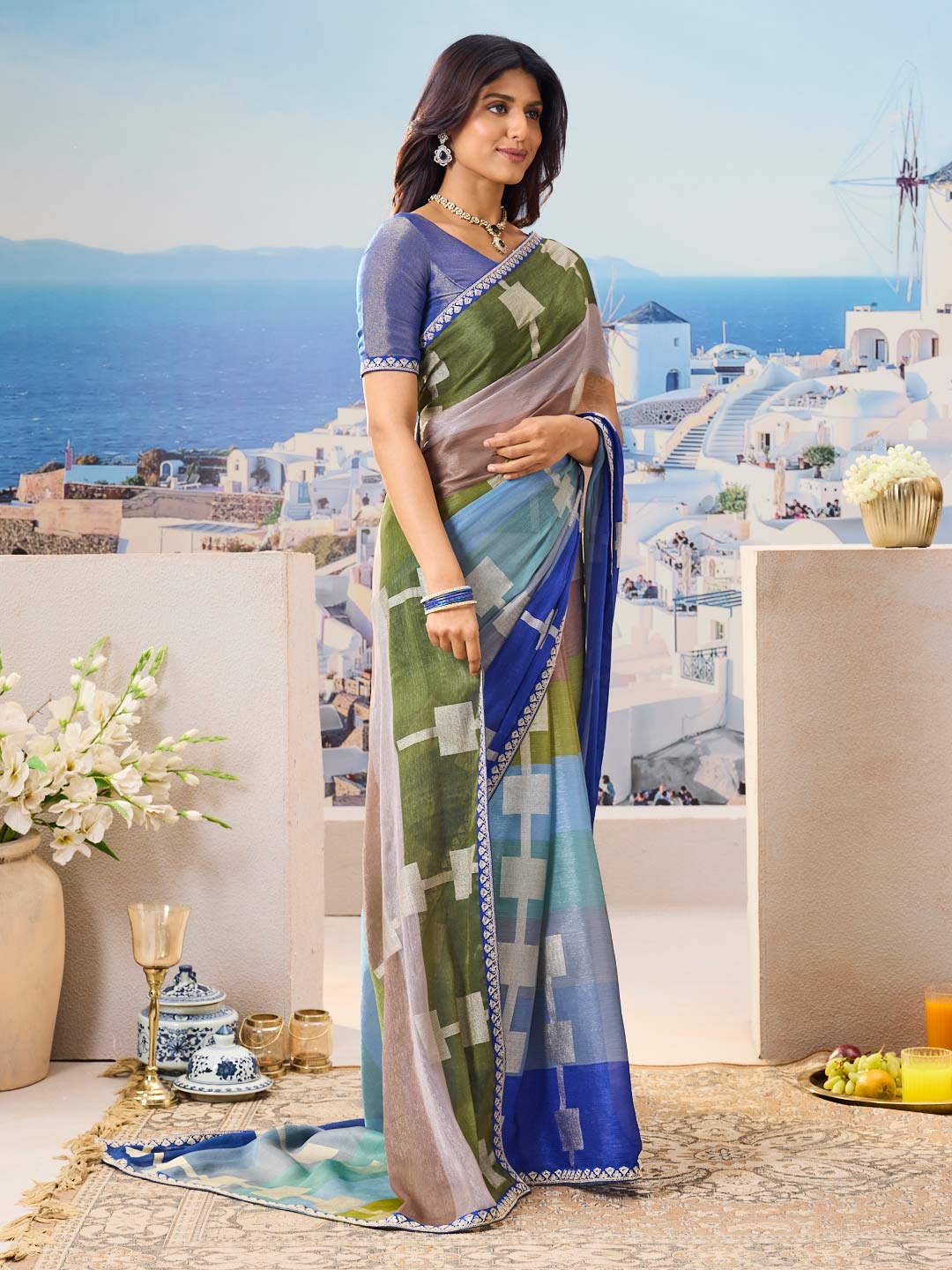 Modern design saree