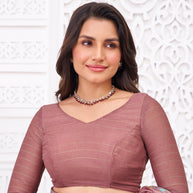brown saree