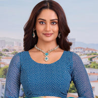 blue saree