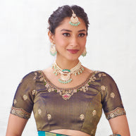 green saree
