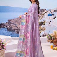 Soft pastel saree style