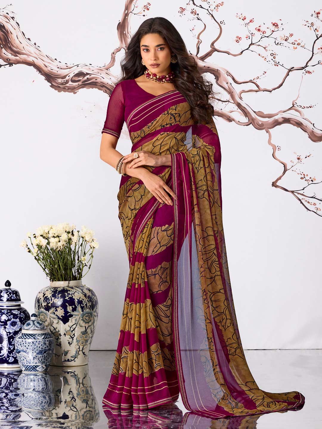 Designer Printed Sarees