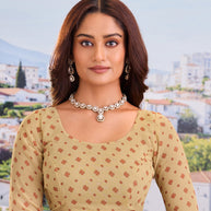 brown saree