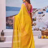 Buy yellow saree online latest style