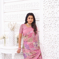 lightweight summer saree outfit