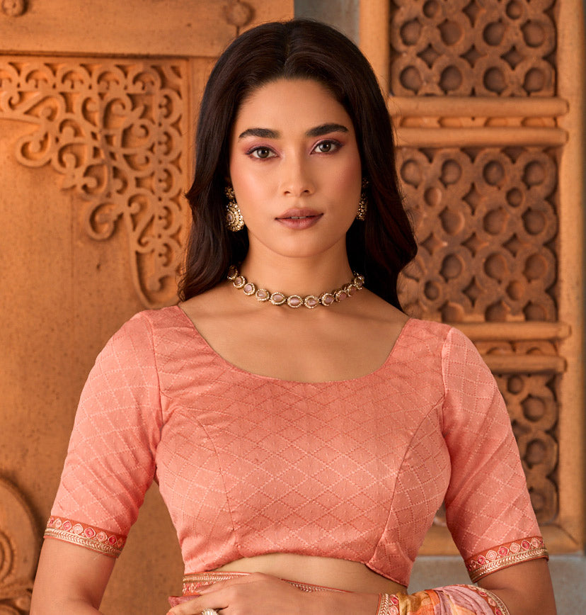 laxmipati orange saree