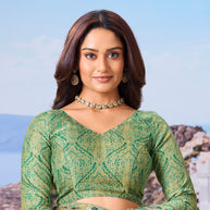 blue saree