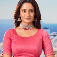 pink saree
