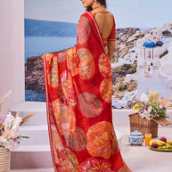 Buy red saree online