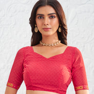 orange colour saree