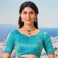 blue saree