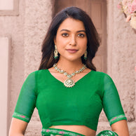 green saree