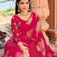 designer sequin saree