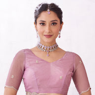 pink saree