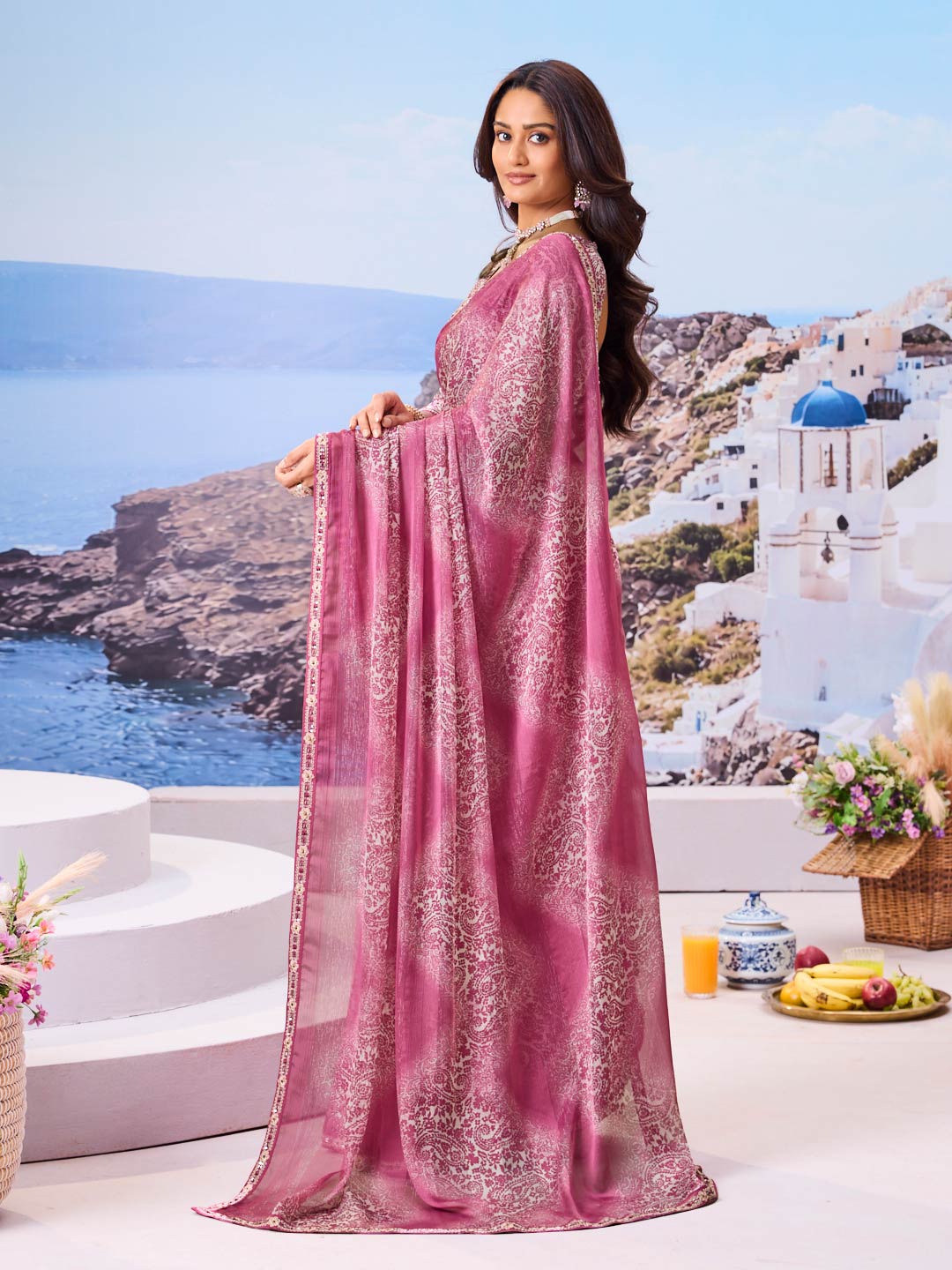 Lightweight daily wear saree