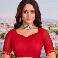 red saree