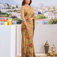Lightweight floral saree