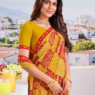 Lightweight daily wear saree