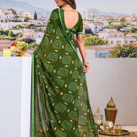 Buy green saree online