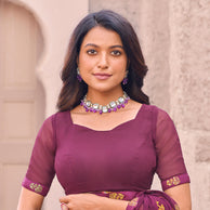 wine saree