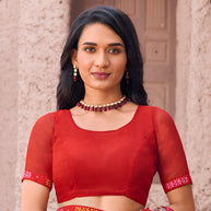 red saree