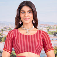 pink saree