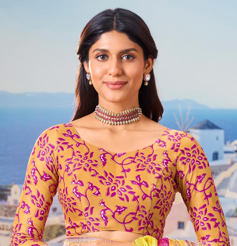purple saree