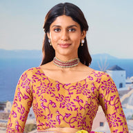 purple saree
