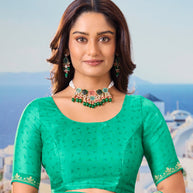 Shop green saree online
