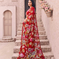 red saree for wedding wear