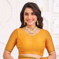 orange saree